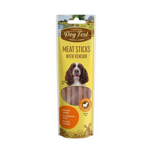 dog fest meat sticks with vension for adult dogs - Dog Fest Meat Sticks With Vension For Adult Dogs