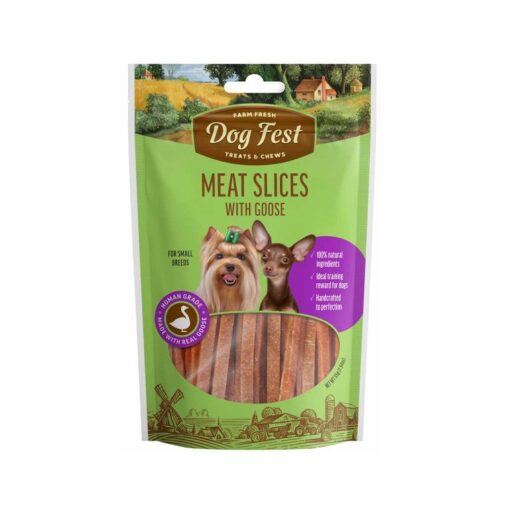dog fest slices with goose for small breeds - Dog Fest Slices With Goose For Small Breeds