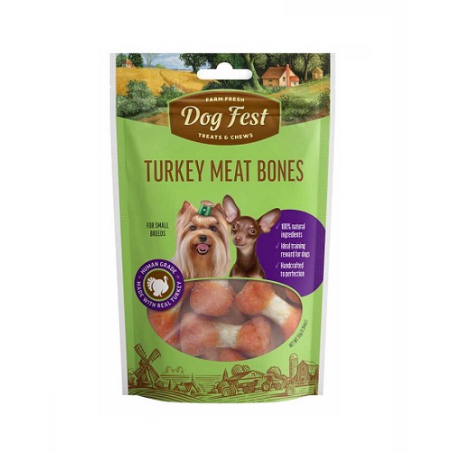 dog fest turkey meat bones for small breeds - Dog Fest Medallions With Ostrich For Adult Dogs