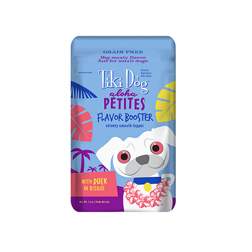 10888 1000x1000 1 - Tiki Dog Aloha Petites Flavor Booster Bisque Toppers Duck -1.5 Oz. Pouch