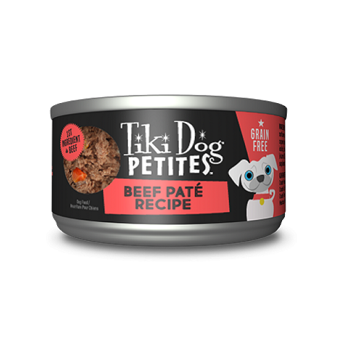 11291 1000x1000 1 - Tiki Dog Aloha Petites Wet Dog Food Paté Beef -3 Oz. Can
