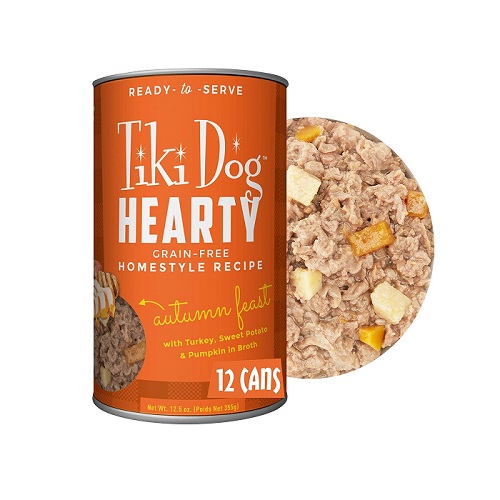 11385 1000x1000 2 - Tiki Dog Hearty Wet Dog Food Turkey -12.5 Oz. Can