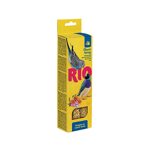 RIO Sticks for budgies and exotic birds with honey - RIO Sticks For Budgies And Exotic Birds With Tropical Fruit 2x40g