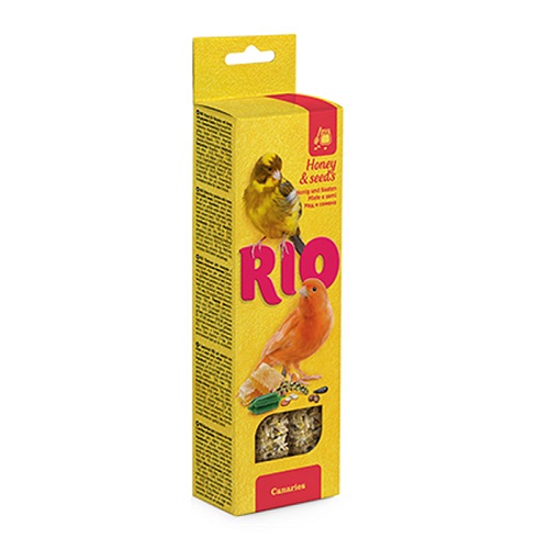 RIO Sticks for canaries with honey and seeds - RIO Sticks For Canaries With Tropical Fruits 2x40g