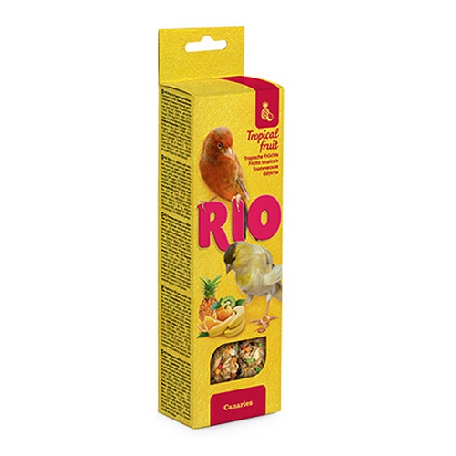 RIO Sticks for canaries with tropical fruits - RIO Sticks For Parakeets With Honey And Nuts 2x75g