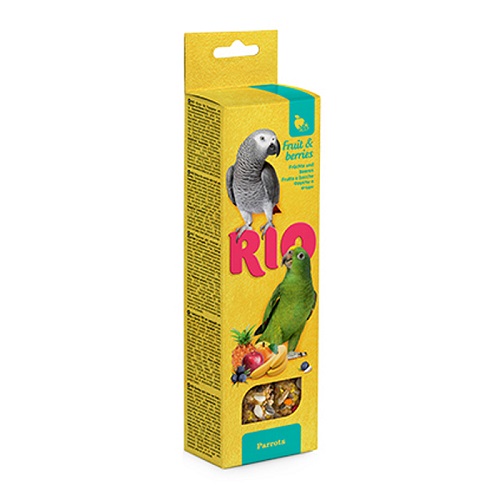 RIO Sticks for parrots with fruit and berries - RIO Sticks For Parrots With Fruit And Berries 2x90g