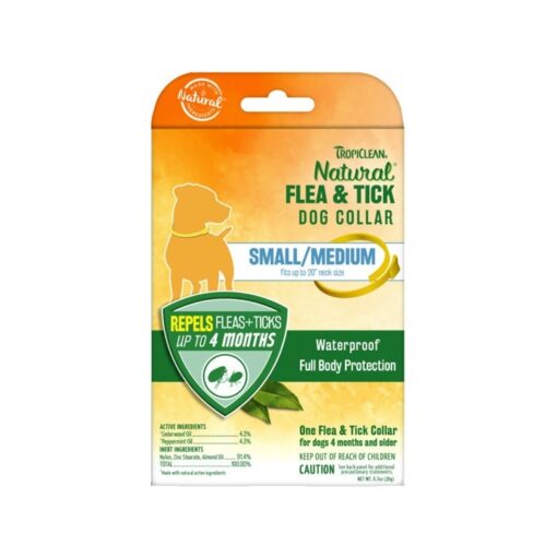 Tropiclean Flea and Tick Small Medium Dog Collar - Tropiclean Flea And Tick Small Medium Dog Collar