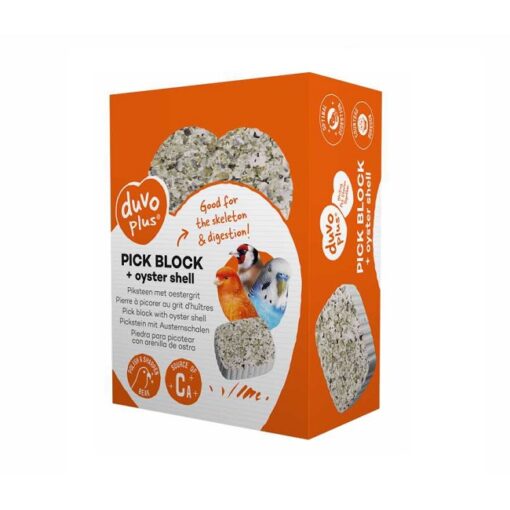 pick block with oyster grit 200g - Duvo+ Budgie Mix 20KG
