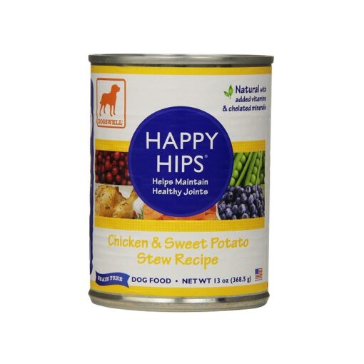 12311 1000x1000 1 - Dogswell Wet Dog Food Happy Hips Chicken Recipe, 13 OZ