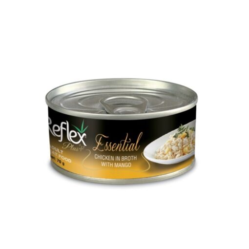 8698995027090 - Reflex Plus Essential Chicken Breast in Broth Adult Cat Wet Food 70G