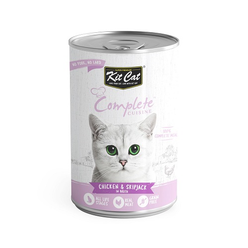 Chicken Skipjack 1 - Kit Cat Complete Cuisine Chicken And Salmon In Broth 150G