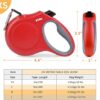 Dog Leash XS - Fida Retractable Dog Leash (JFA Series) Orange