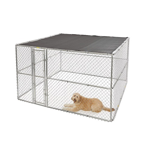 Portable Kennel k910106 2 - K9 Extra-Large Steel Chain Link Portable Kennel