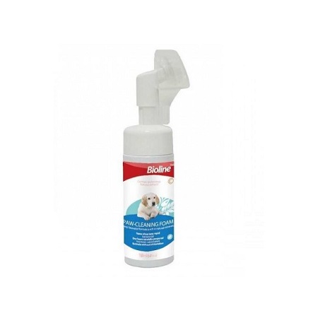 bioline cat paw cleaning foam 100ml - Bioline Paw Cleaning Foam Cat & Dog 150ML