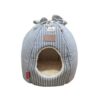 10803 large default - Catry Cat House White Lined On Grey