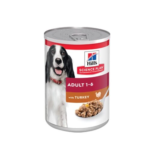 DOG 2022 Adult dog with turkey - HILL’S SCIENCE PLAN Adult Dog Food With Turkey 370G