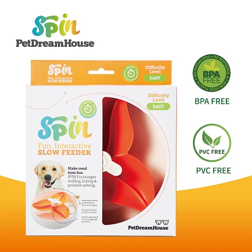 pdhf101 05 - PetDreamHouse Spin Interactive Feeder Palette Blue