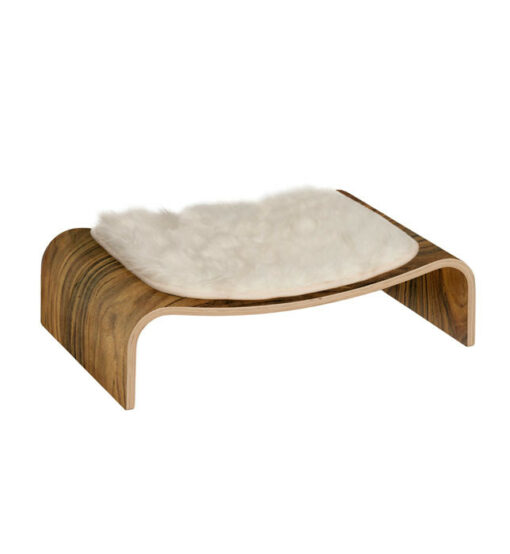 v lounge walnut1 - Premium Cat Furniture V-Box Wallnut