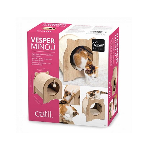 vesper minou packaging 643x643 1 - Premium Cat Furniture V -Lounge - Wallnut