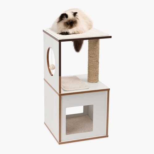 - Premium Cat Furniture V-High Base - Black