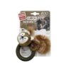 GiGwi 7520 - Bear Catch & Scratch Eco line with Silvervine Leaves and Stick