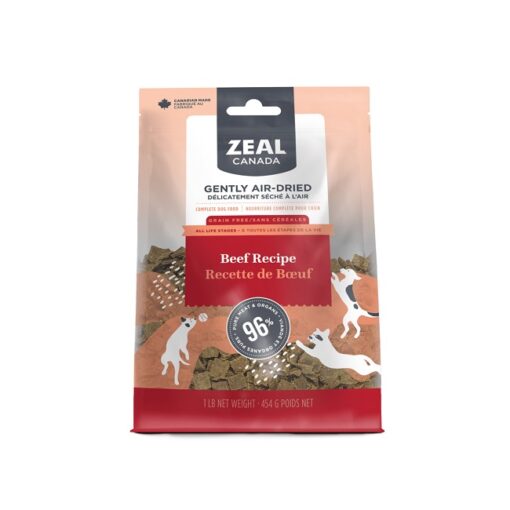 Zeal Air Dried Beef 1 - Zeal Gently Air-Dried Chicken for Dogs