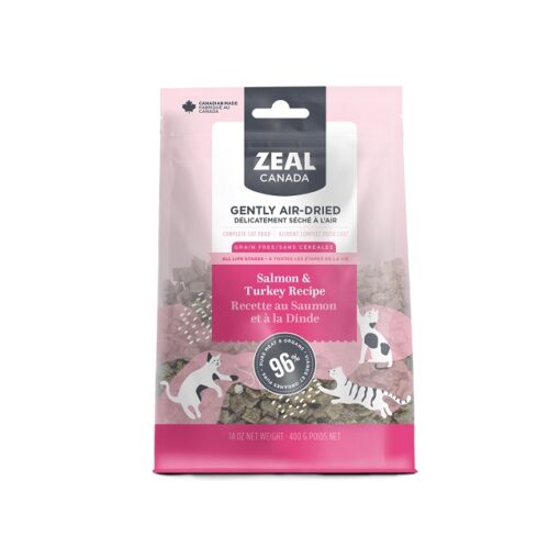 Zeal Air Dried Salmon Cat 1 - Zeal Gently Air-Dried Okanagan blend for Cats 400G