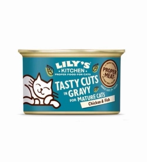 lilys kitchen 4 - Lily's Kitchen Tasty Cuts Chicken & Fish Senior Wet Cat Food