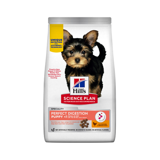 607237 SP Pup PftDig Sm Min Front EU - Hill’s Science Plan PERFECT DIGESTION Large Puppy Dry Food 2.5kg