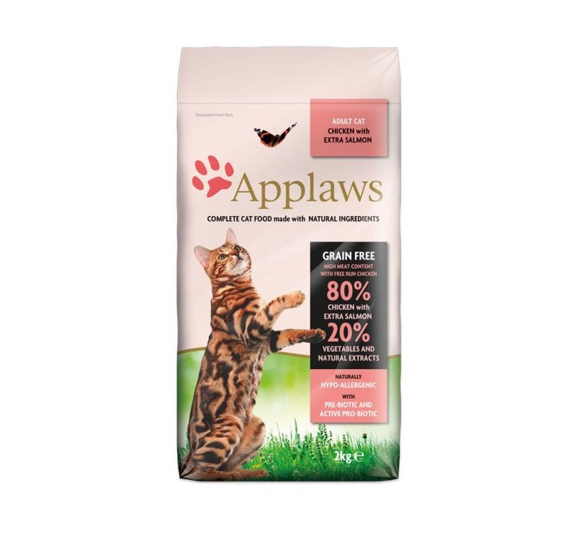 202302 - Applaws - Chicken & Salmon Dry Adult Cat Food