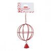 206860 - Zolux- Metallic Hanging Hay Ball - Red