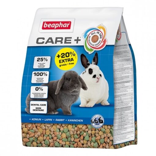 29 4 - Beaphar - Care+ Rabbit Junior Food Bonus Bag 1.5 Kg + 20% Free