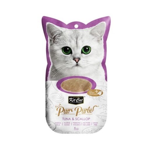 3106 - Kit Cat - Purr Puree Tuna & Scallop (4x15g)