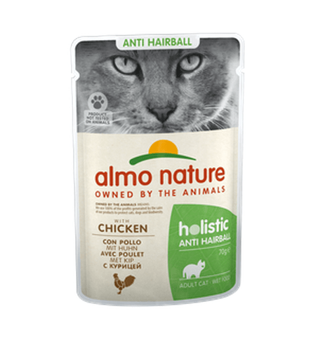 5293 POUCH 70gr 412 - Almo Nature Functional - Anti-Hairball with Chicken (70g)