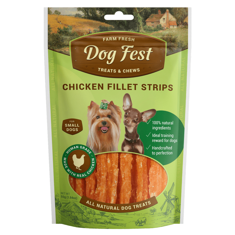 69214887115021 - Dog Fest Chicken Fillet Strips 55g