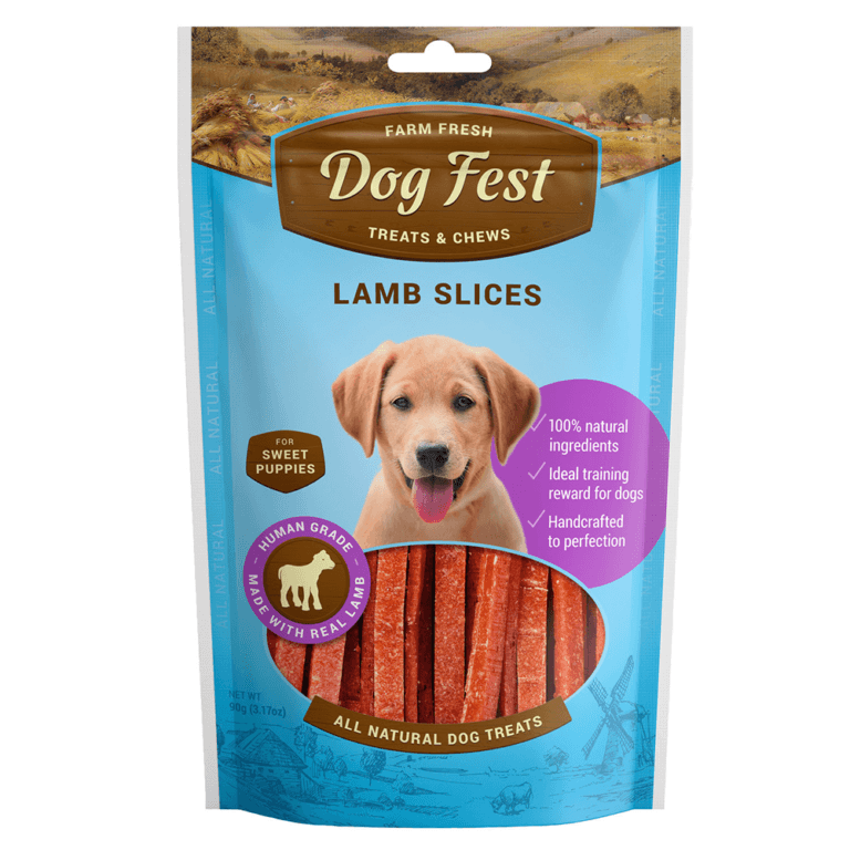 69214997103071 - Dog Fest Lamb Slices 90g