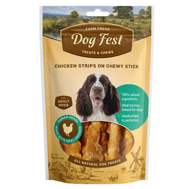 69214997111991 - Dog Fest Duck Fillet On Chewy Stick 90g