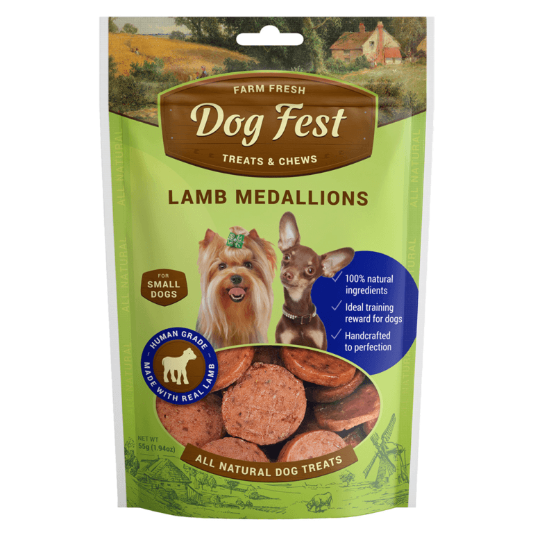 69214997115191 - Dog Fest Lamb Medallions 55g