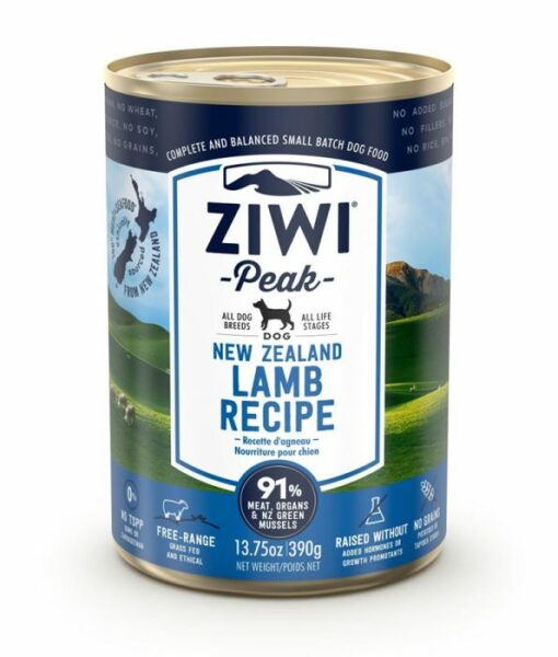 7 12 - ZiwiPeak - Lamb Recipe Canned Dog Food (390 g)