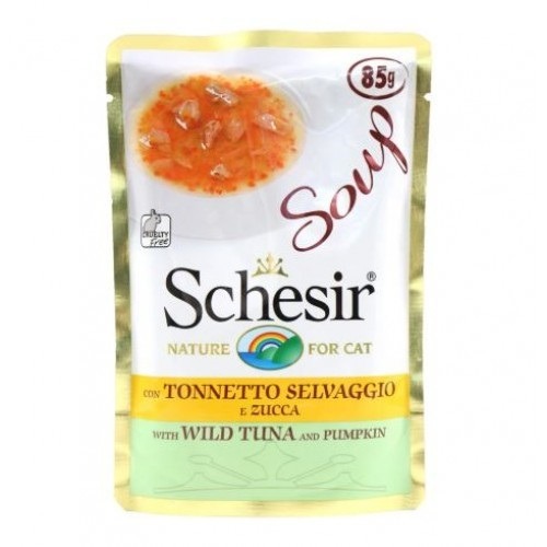 8005852146748 500x500 1 - Schesir - Cat Pouch Soup Tuna And Pumpkins 85gm
