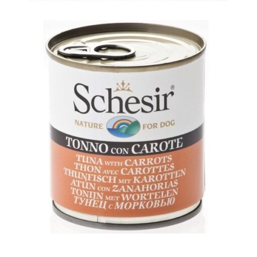 8005852280015 500x500 2 - Schesir Dog Can - Chicken With Carrots 285gm