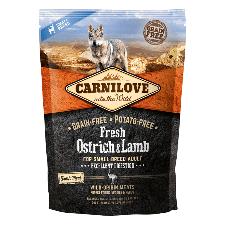 85956025274721 - Carnilove Fresh Ostrich & Lamb For Small Breed Adult Dogs