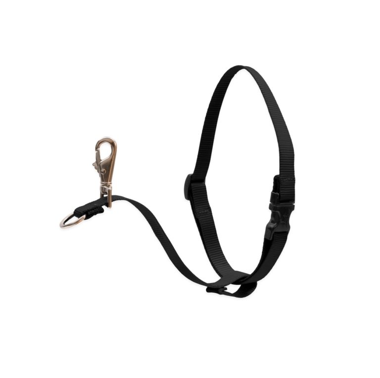 860 - Basics Black 1″ No-pull Harness 26-38
