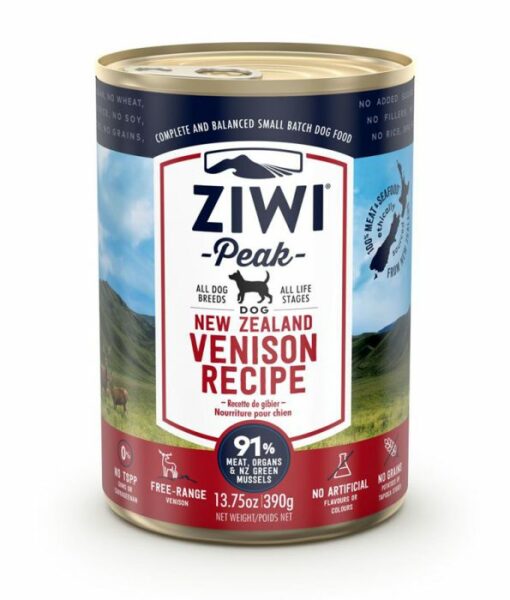 9 9 - ZiwiPeak - Venison Recipe Canned Dog Food (390 g)