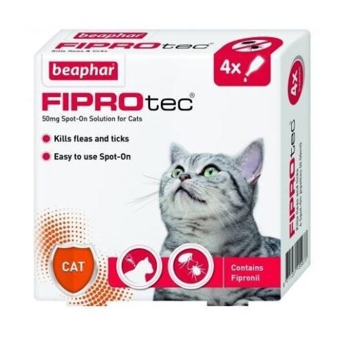 Beaphar Fiprotec Spot On for Cats 4 vials - Royal Canin - Digest Sensitive in Gravy