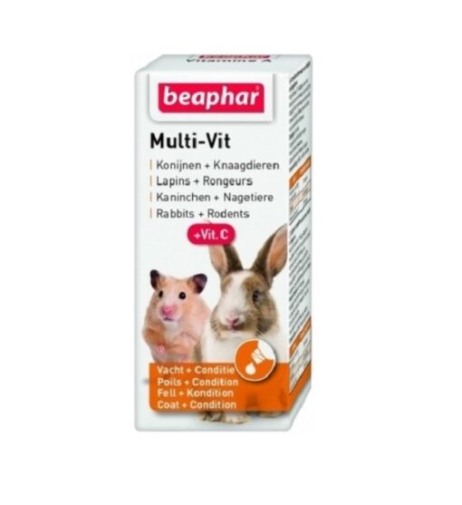 Beaphar Multi Vit Rabbit Rodents 20ml - Beaphar - XtraVital Rabbit Feed (1kg)