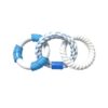 CHWB15428B - Chomper - Triple Rings Rope - Blue