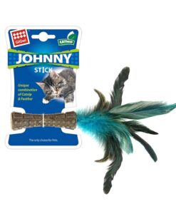 Catnip “Johnny Sticks” with Natural Feather