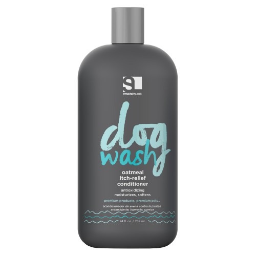 Dog Wash Oatmeal Itch Relief Conditioner - Synergy Lab - Dog Wash 4 In 1 Shampoo 354ml