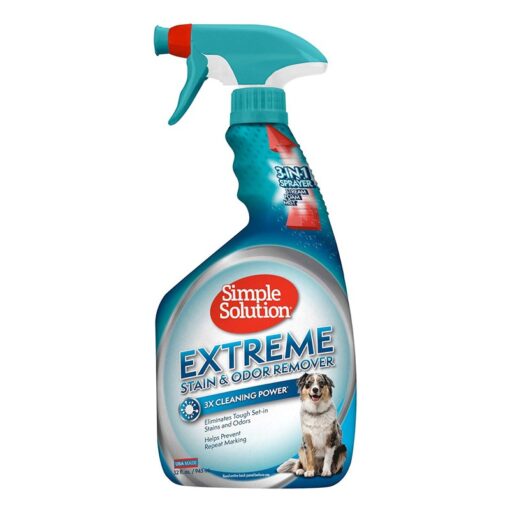Extreme Stain Odor Remover 1 - Simple Solution - Extreme Stain & Odor Remover (Dog) (32Oz)